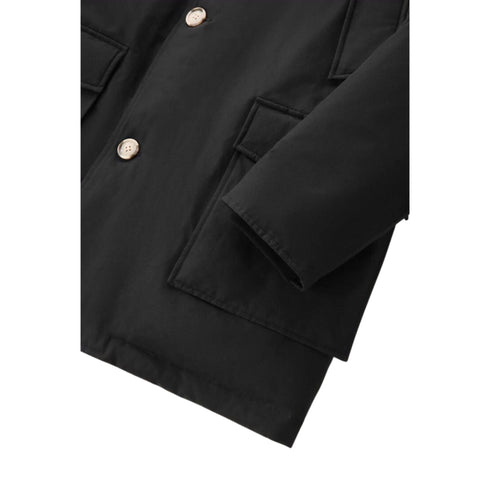 Woolrich Parka lungo Parka Uomo lungo Arctic Nero - Francavilla Moda
